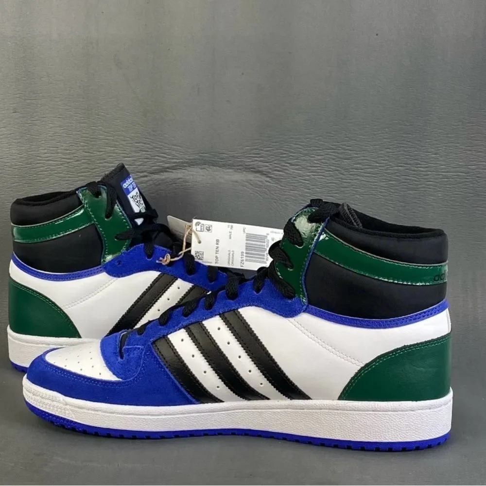 adidas Top Ten RB Lucid Blue Green athletic sneaker shoes men’s size 11